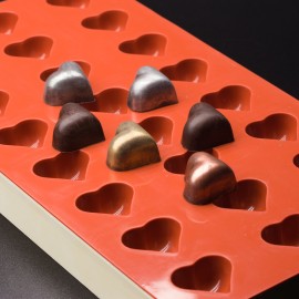 Форма шоколадных сердец